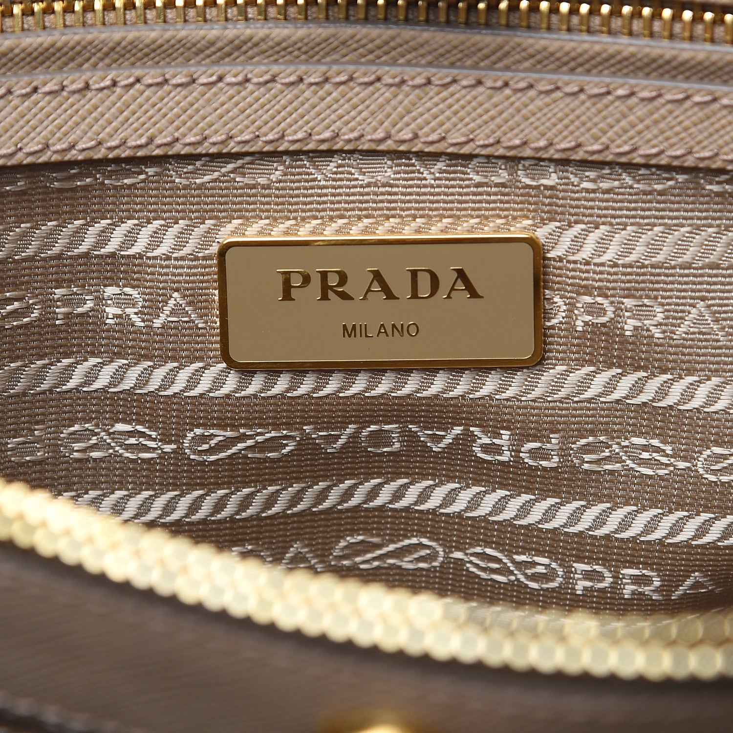 Prada Saffiano Lux Medium Tote Sabbia 6 of 12
