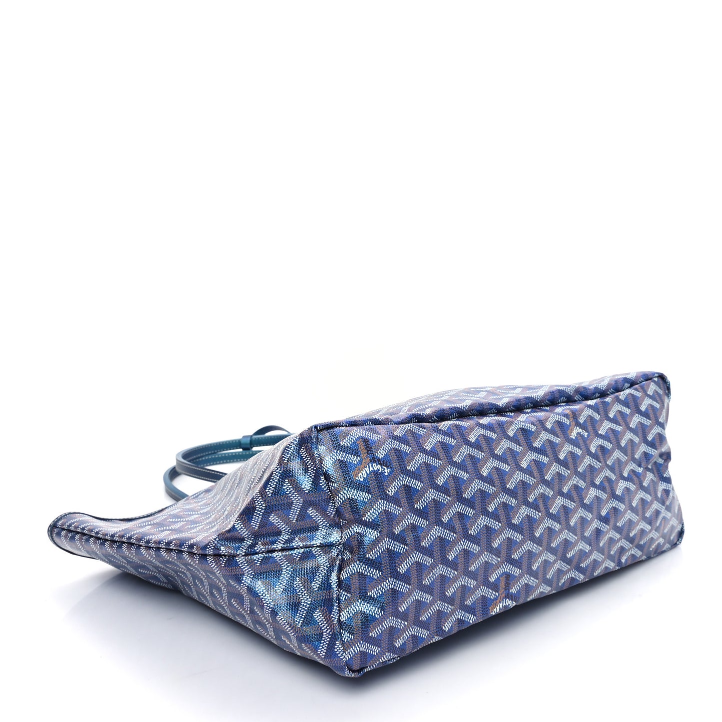 Iridescent Goyardine Saint Louis PM Pearly Blue