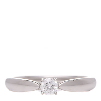Tiffany Platinum Diamond .18ct Harmony Solitaire Engagement Ring 50 5.5 1 of 6