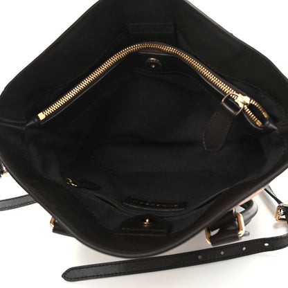 Burberry Haymarket Check Medium Tote Black 5 of 18
