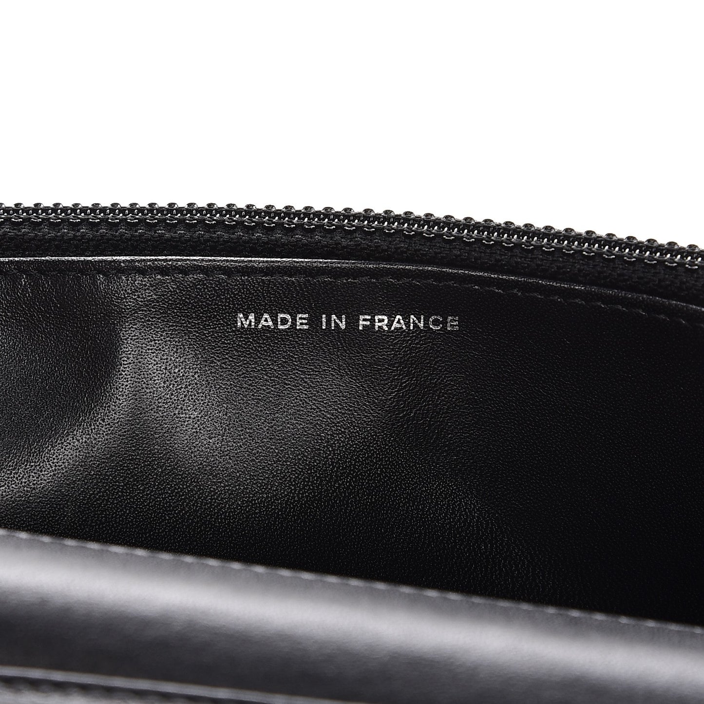 Jersey Quilted Reissue Wallet On Chain WOC Black