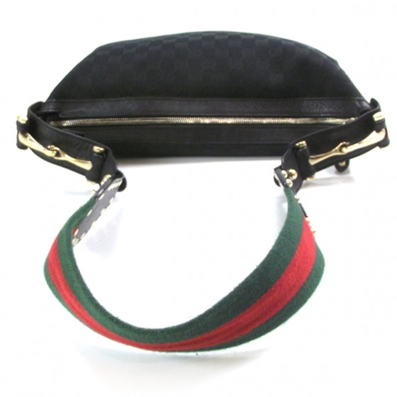Gucci Monogram Borchie Monogram Studded Hobo 6 of 11