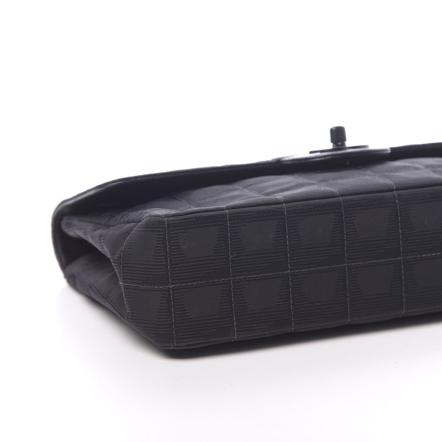 Nylon Medium Travel Flap Black
