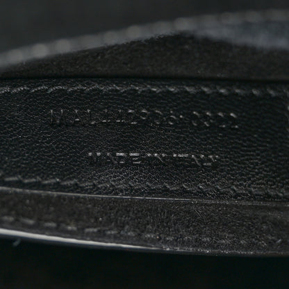 Saint Laurent Calfskin Medium Monogram Monochrome Sunset Black 7 of 10