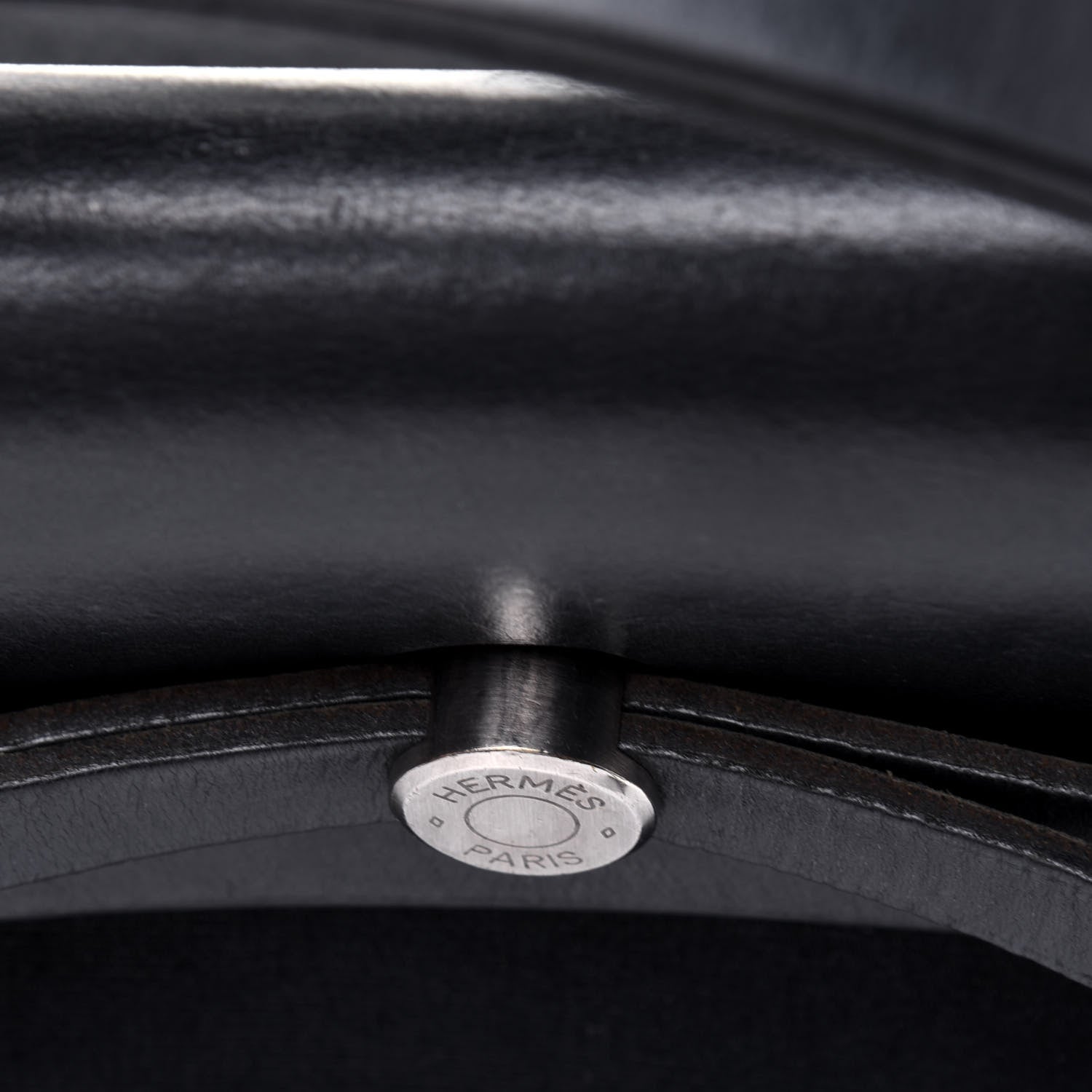 Hermes Toile Vache Calfskin Herbag 39 MM Black 30 of 33