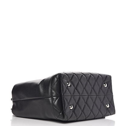 Chanel Soft Caviar CC Medium Top Handle Tote Black 4 of 14
