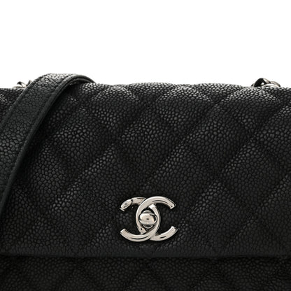 Chanel Caviar Quilted Small Lady Pearly Flap Black 8 of 12