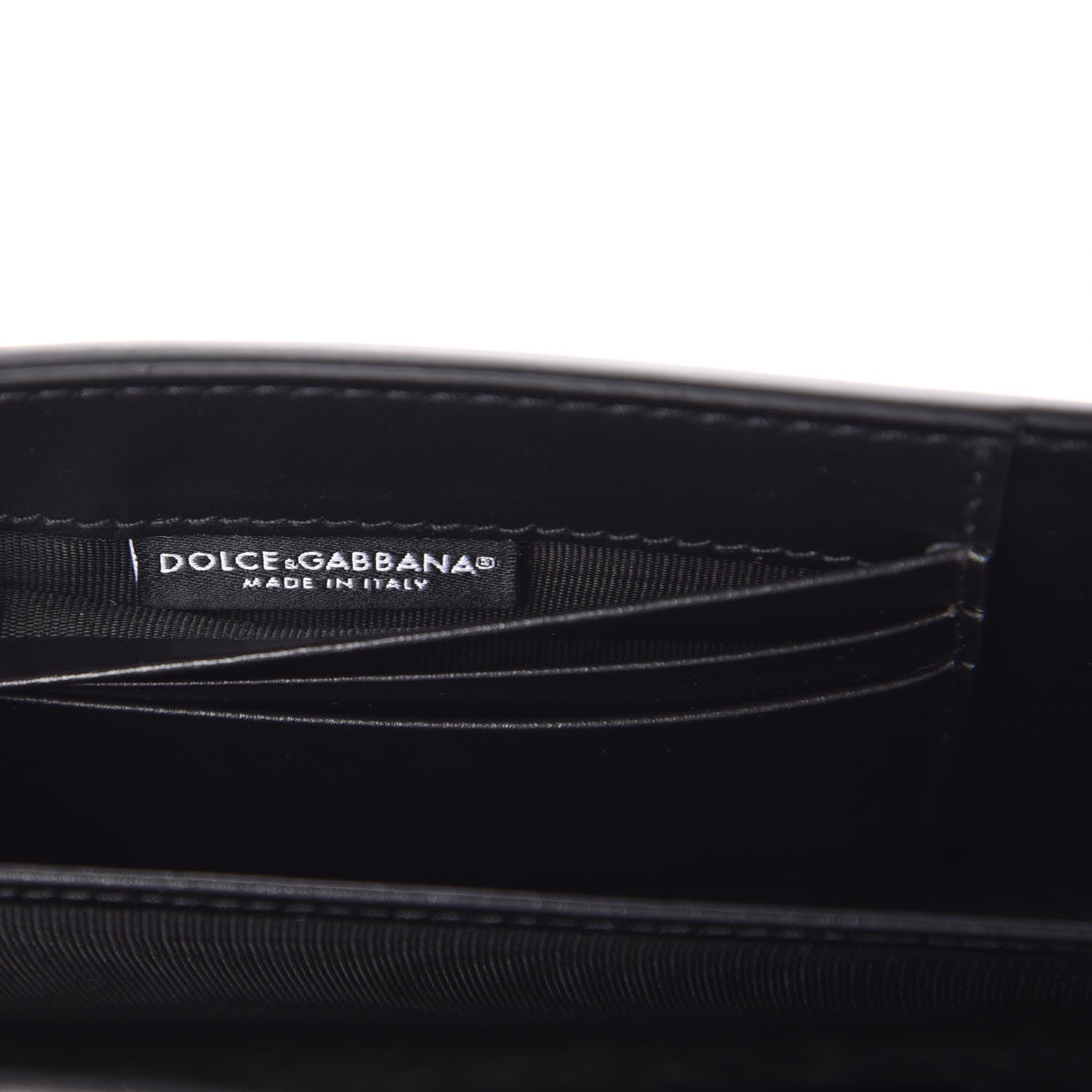 Dolce & Gabbana DOLCE & GABBANA Smooth Calfskin Mini Devotion Crossbody Bag Black 7 of 7