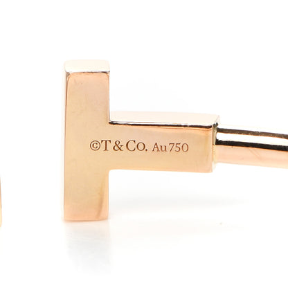 Tiffany 18K Rose Gold T Wire Bracelet 4 of 5