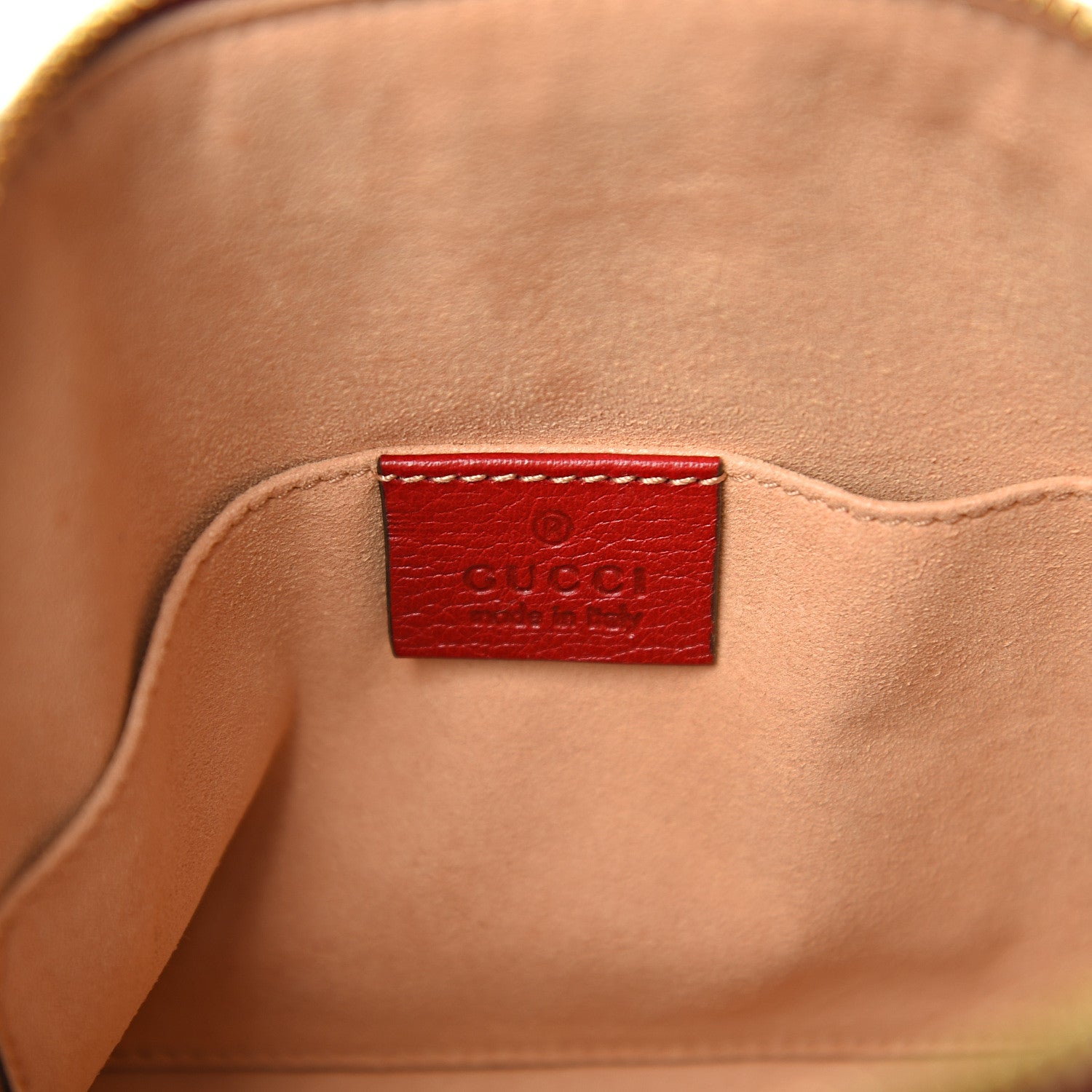 Gucci Suede Calfskin Web Small Ophidia Dome Shoulder Bag New Blue Romantic Cherry 5 of 9