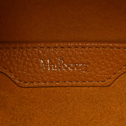 Mulberry Small Classic Grain Calfskin Leighton Deep Amber 6 of 16