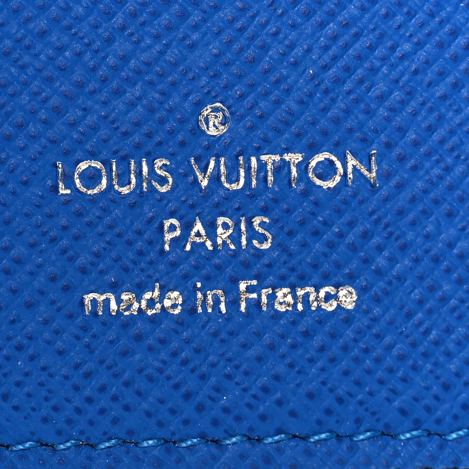Louis Vuitton Taiga Pocket Organizer Black Blue 6 of 7