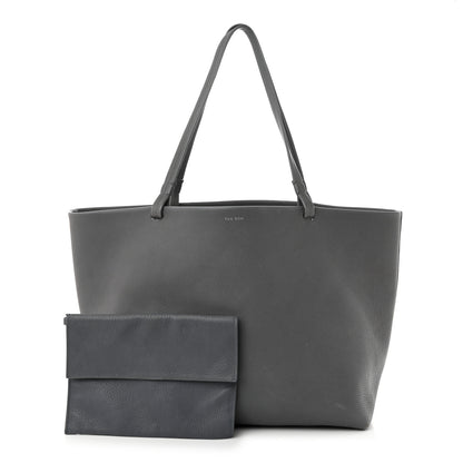 The Row Grained Calfskin Park Tote Three Grey 1 of 18
