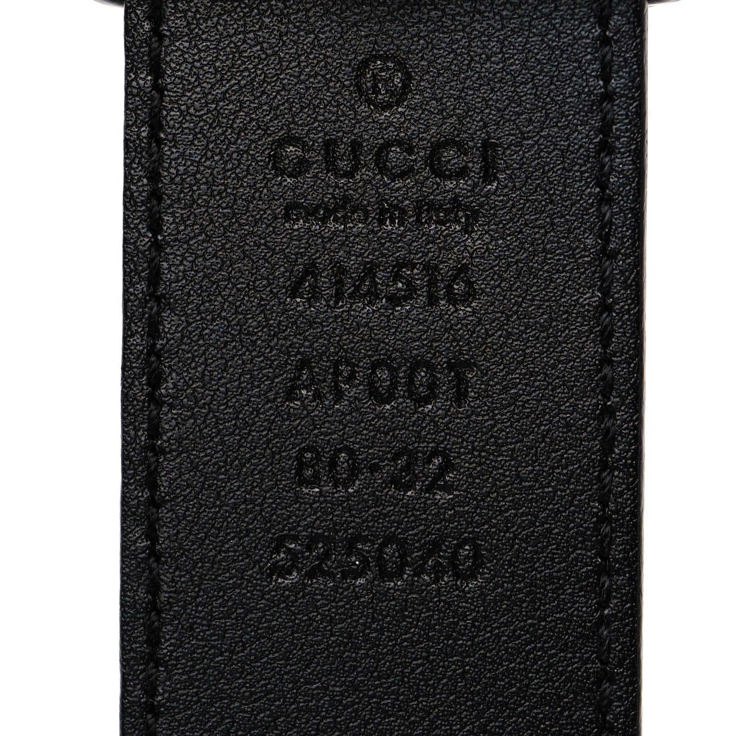 Calfskin Double G 30mm Belt 80 32 Black