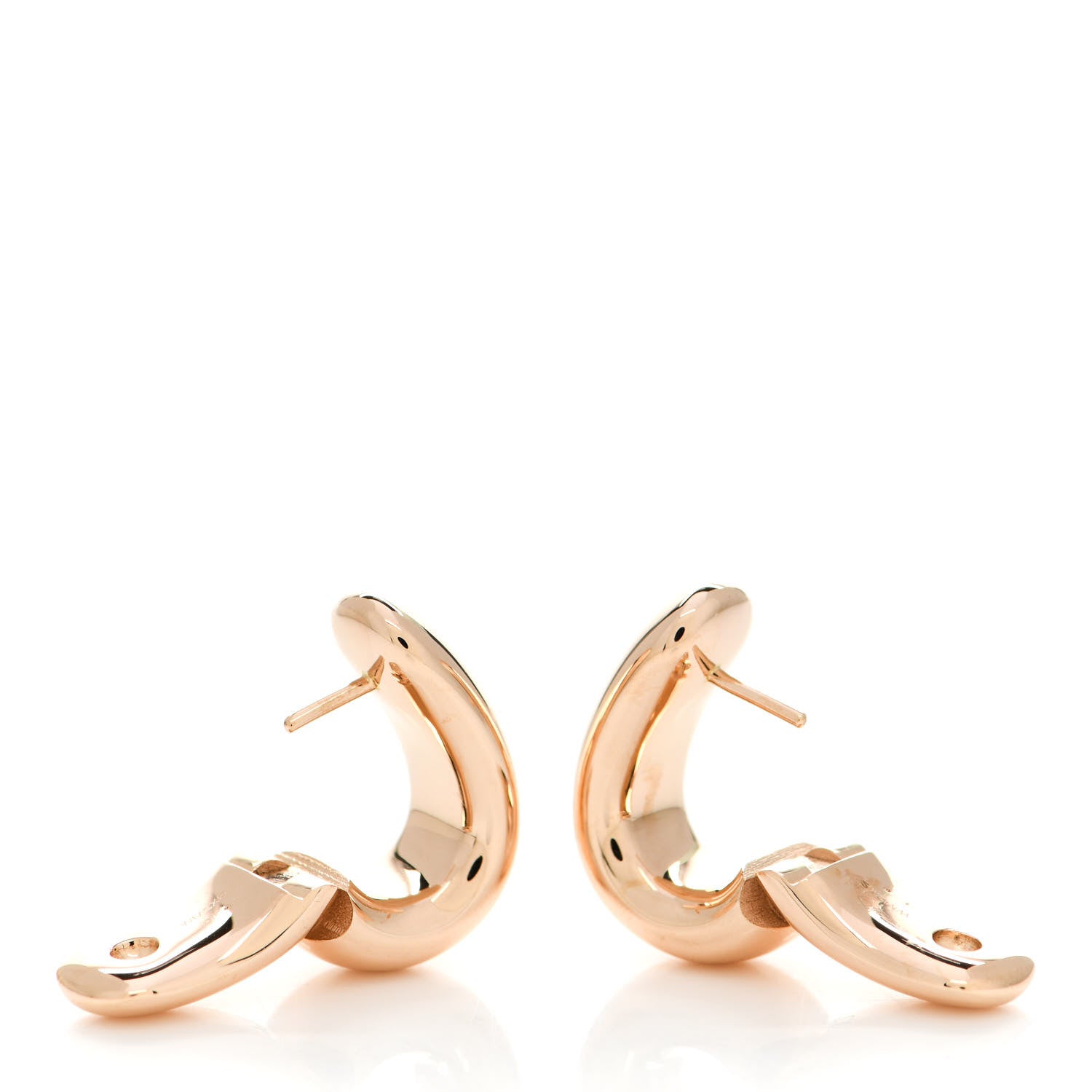 Pomellato 18K Rose Gold Iconica Hoop Earrings 3 of 5