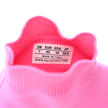Balenciaga Neoprene Knit Womens Speed Sneakers 40 Pink White 8 of 8