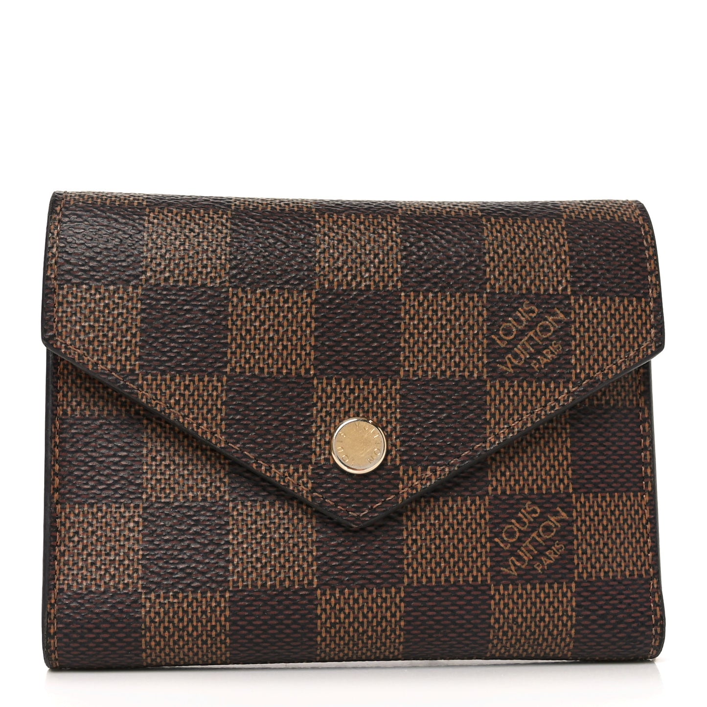Damier Ebene Victorine Wallet Rouge