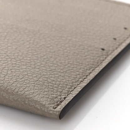 Louis Vuitton Calfskin Felicie Chain Wallet Card Holder Insert Tourterelle 6 of 6