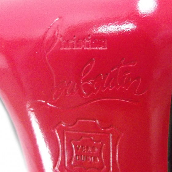 Christian Louboutin Patent Tartaruga Yoyospina 100 Pumps 37.5 Testa Di Moro 8 of 9
