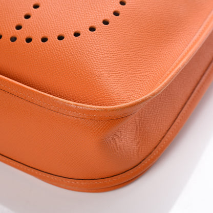 Hermes Epsom Evelyne II PM Orange 10 of 15