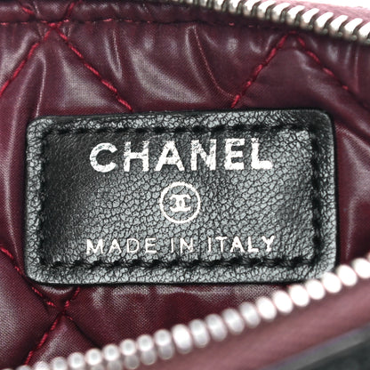 Chanel Lambskin Quilted Small Cosmetic Case Black 6 of 12