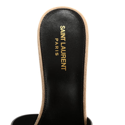 Saint Laurent Suede Tribute 85 Slide Sandals 41 Sand 7 of 10