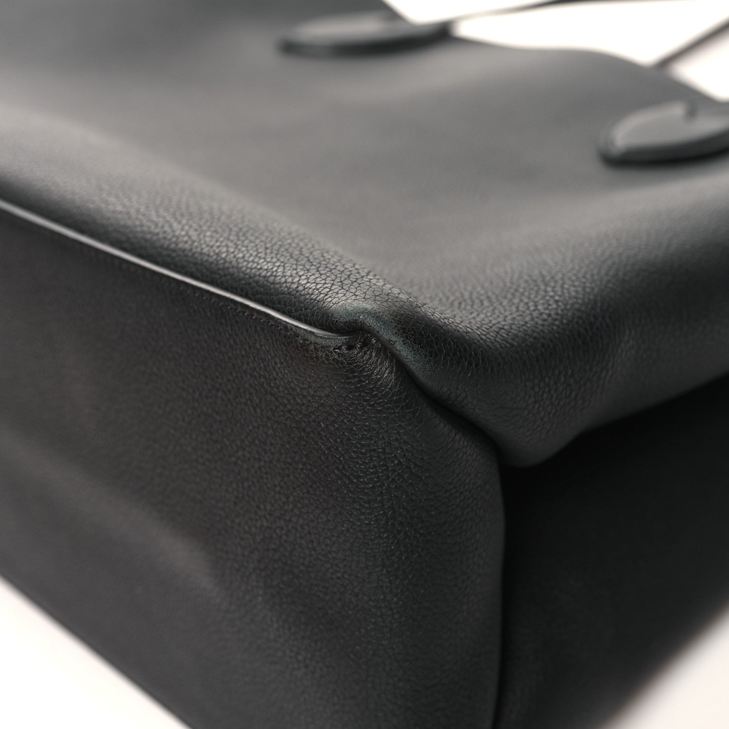 Louis Vuitton Grained Calfskin Lockme Shopper Black 12 of 14