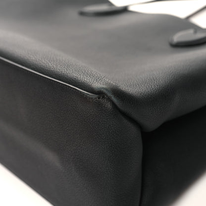 Louis Vuitton Grained Calfskin Lockme Shopper Black 12 of 14