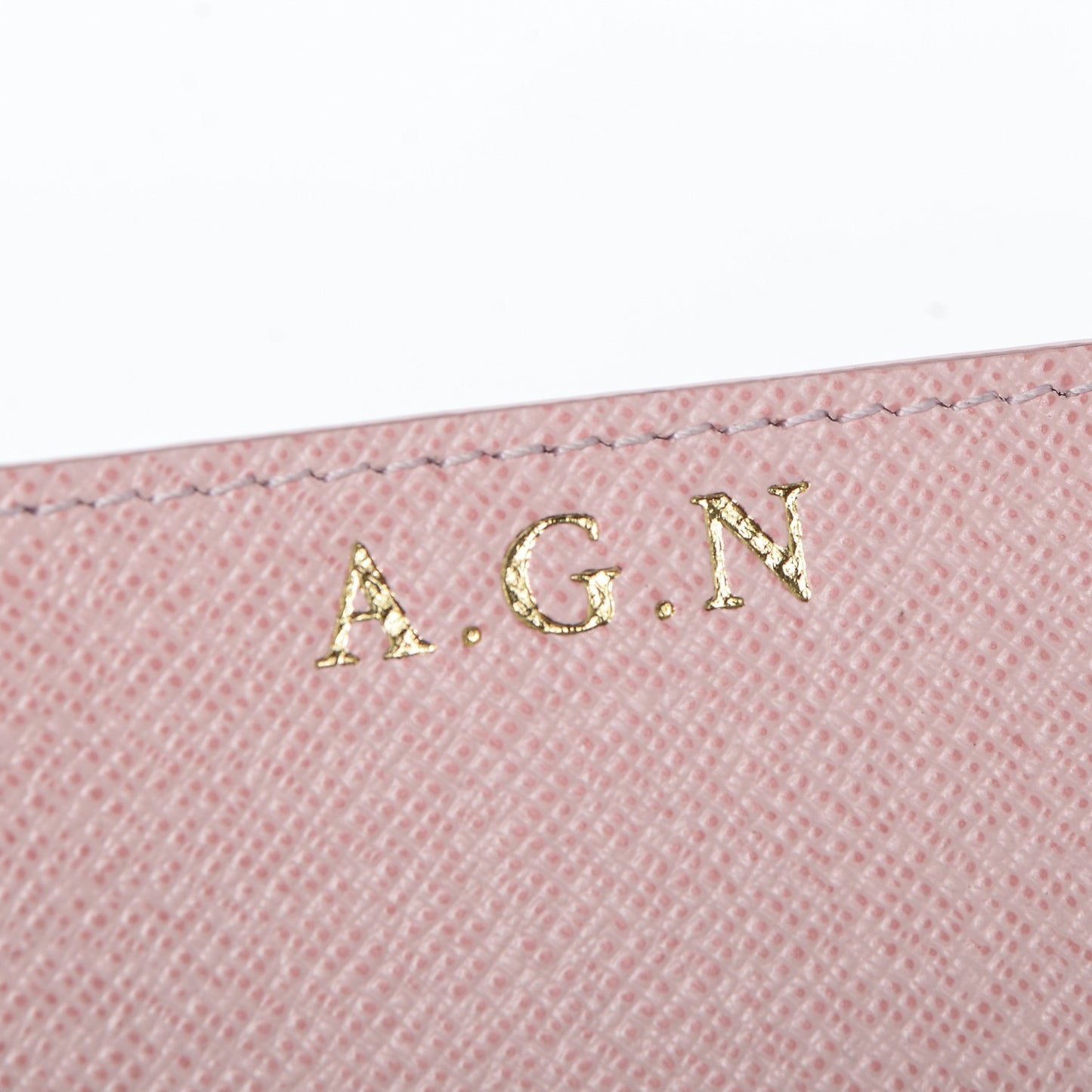 Calfskin Felicie Card Holder Insert Rose Ballerine