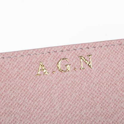 Louis Vuitton Calfskin Felicie Card Holder Insert Rose Ballerine 6 of 8