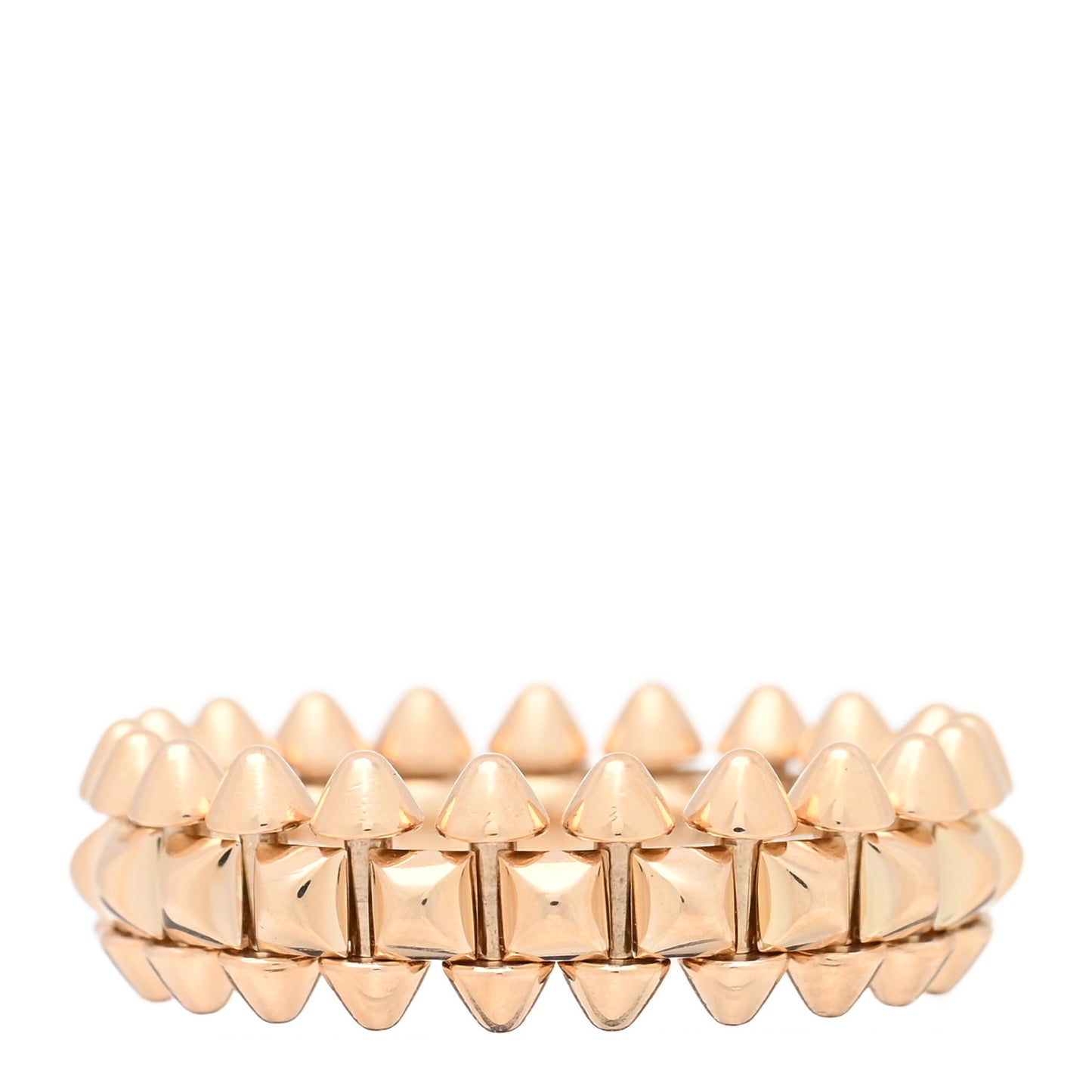 18K Pink Gold SM Clash De Cartier Ring 48 4.5