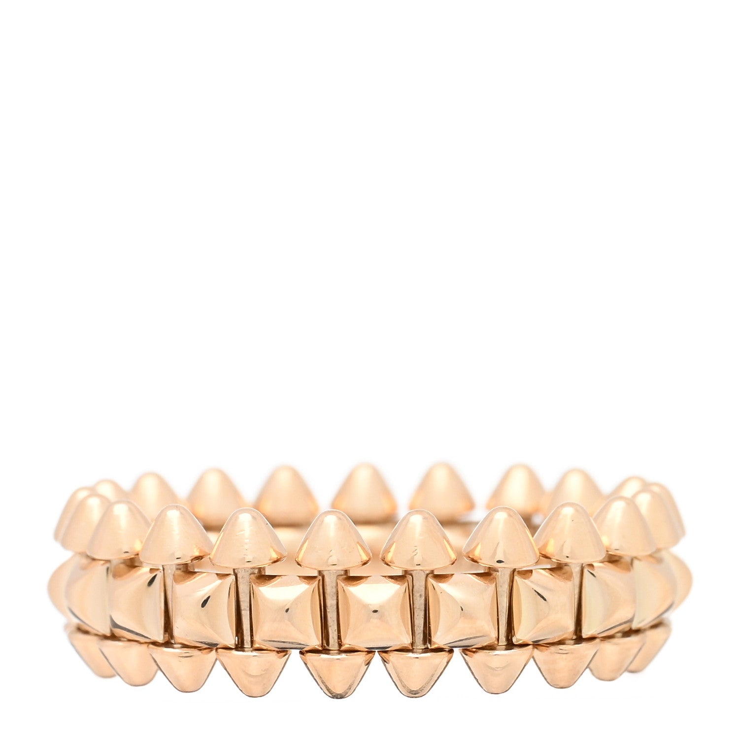 Cartier 18K Pink Gold SM Clash De Cartier Ring 48 4.5 3 of 5