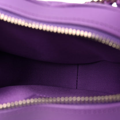 Chanel Lambskin Quilted CC In Love Heart Clutch With Chain Purple 5 of 10