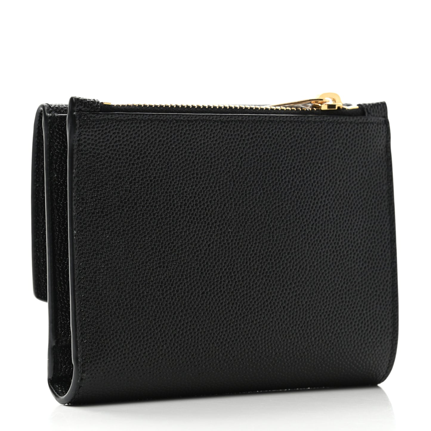 Grain De Poudre Monogram Bi-Fold Wallet Black