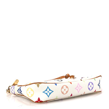 Louis Vuitton Monogram Multicolor Pochette Accessories White 4 of 14