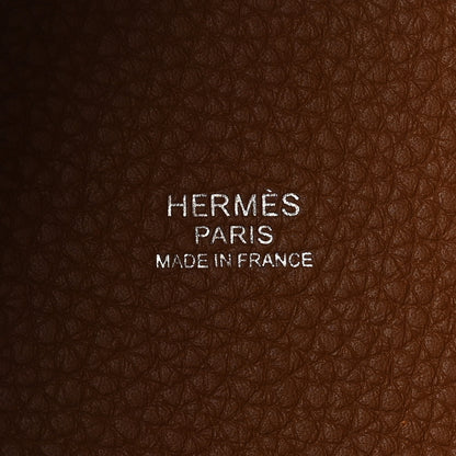 Hermes Taurillon Clemence Picotin Lock 18 PM Gold 6 of 11