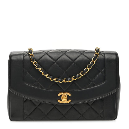 Chanel Lambskin Quilted Medium Single Flap Black 1 of 11