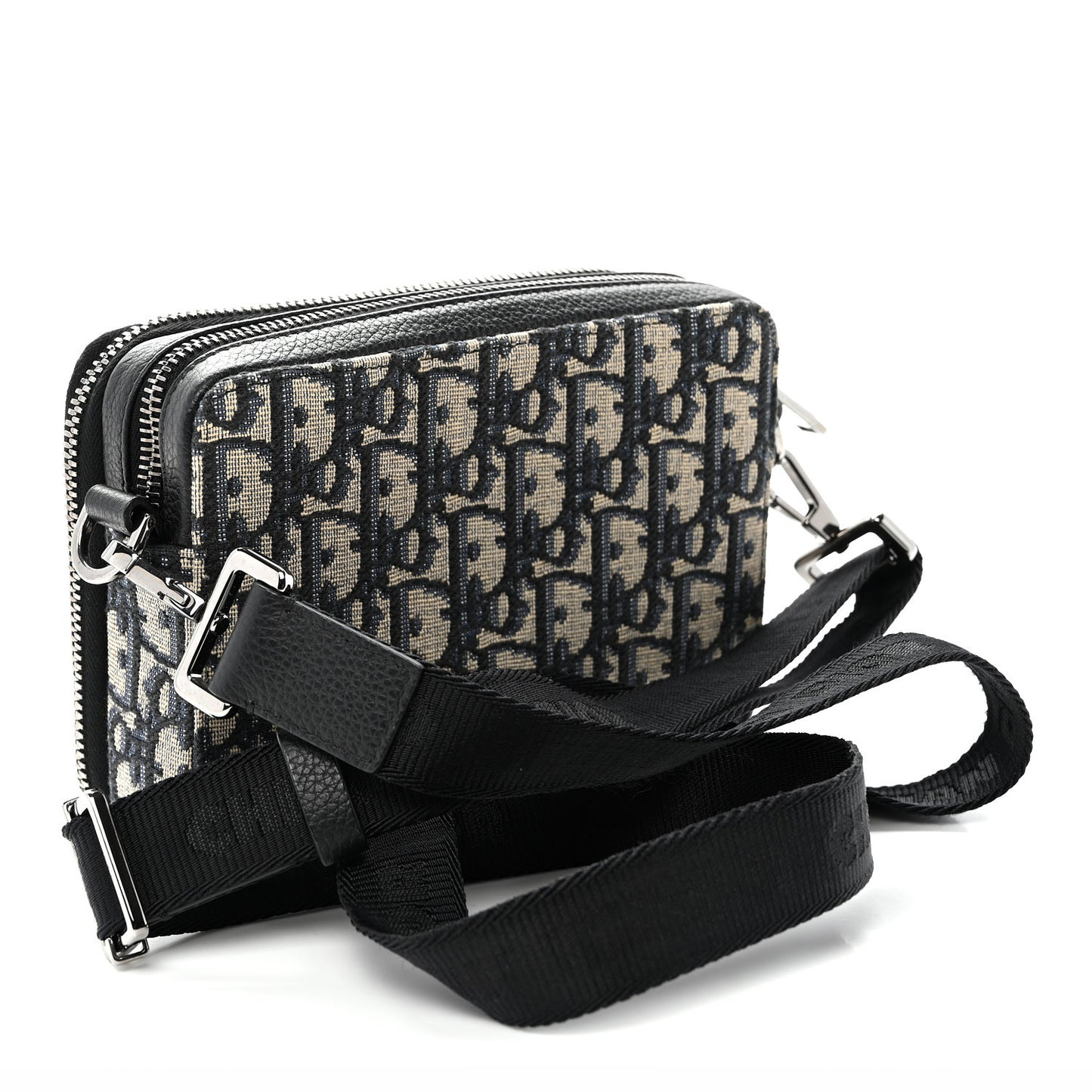 Oblique Messenger Pouch Black