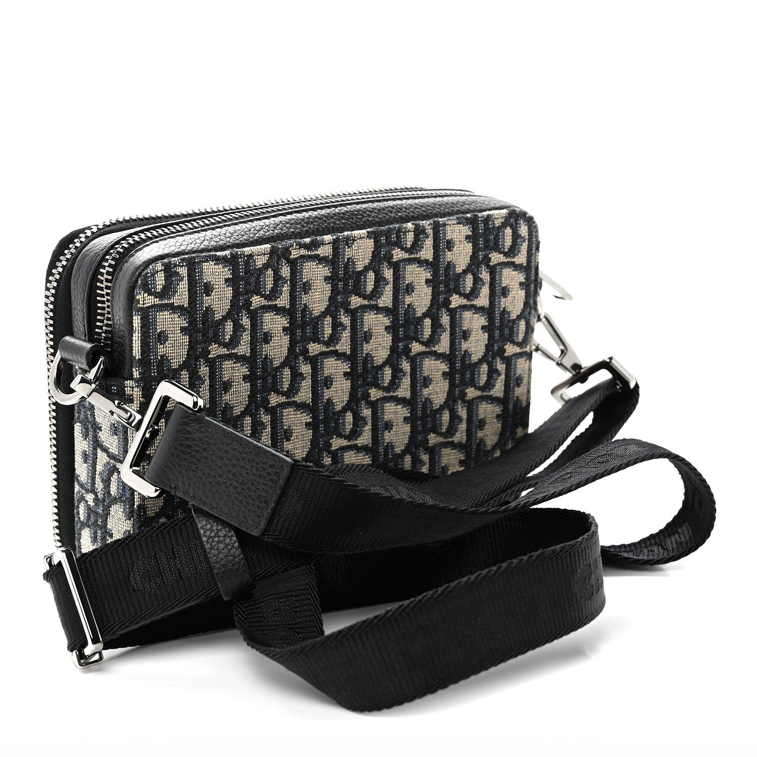 Christian Dior Oblique Messenger Pouch Black 3 of 10