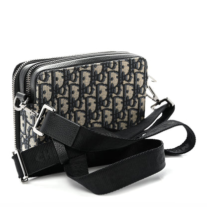 Christian Dior Oblique Messenger Pouch Black 3 of 10