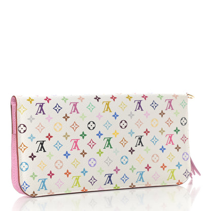 Louis Vuitton Monogram Multicolor Insolite Wallet White Litchi 3 of 8