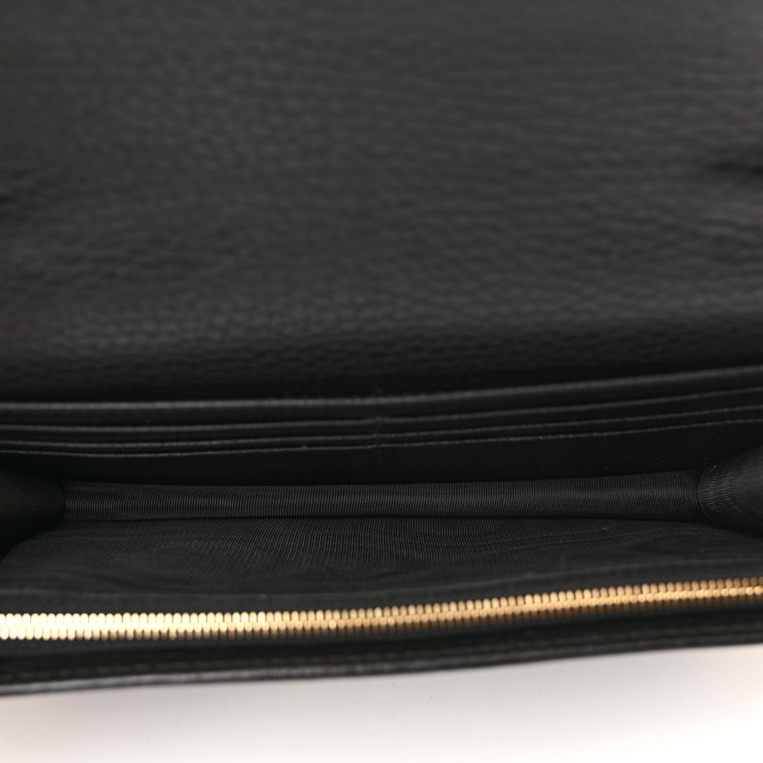 Gucci Calfskin Mini GG Marmont Chain Wallet Black 5 of 10