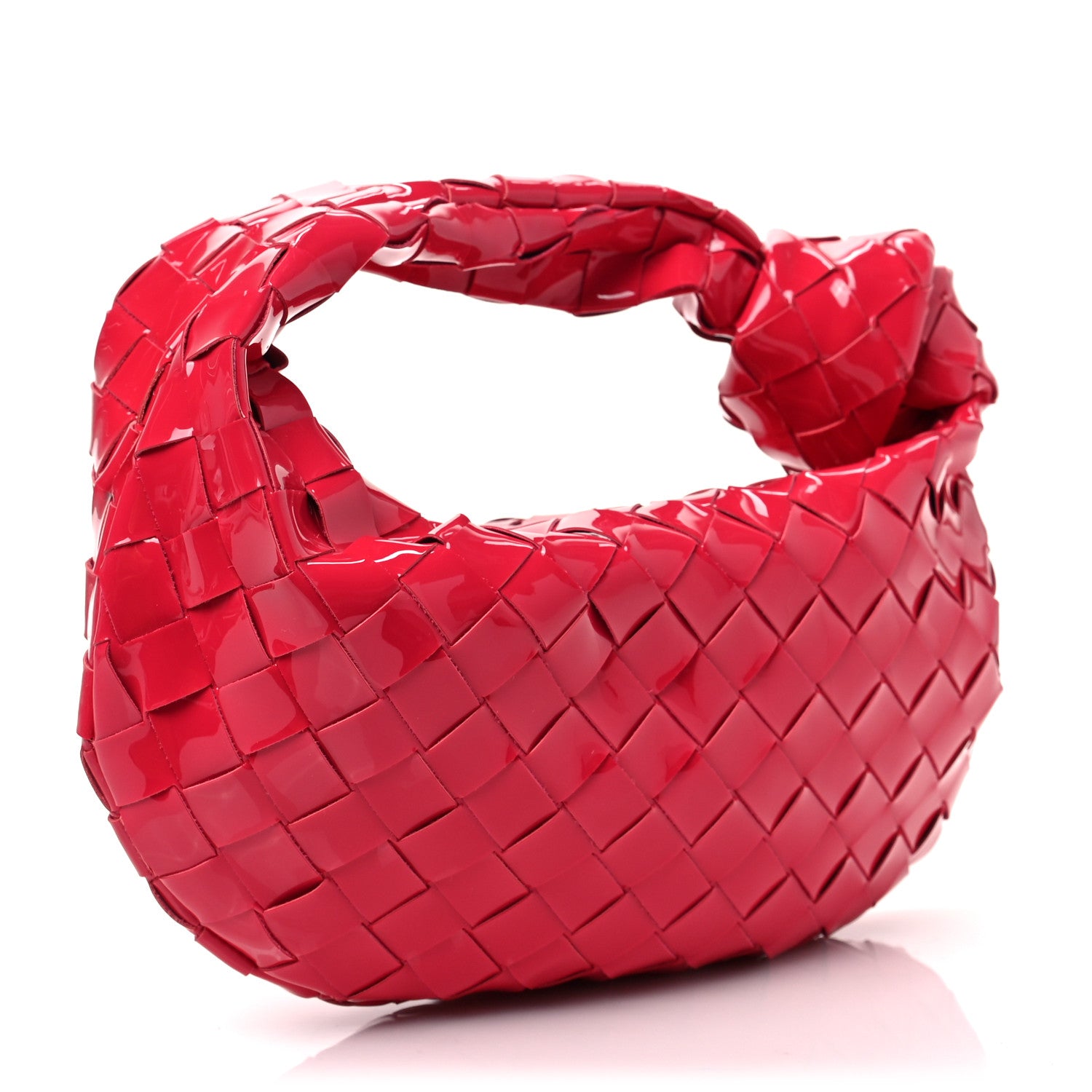 Bottega Veneta Patent Nappa Intrecciato Mini Jodie Candy Stripe 3 of 7