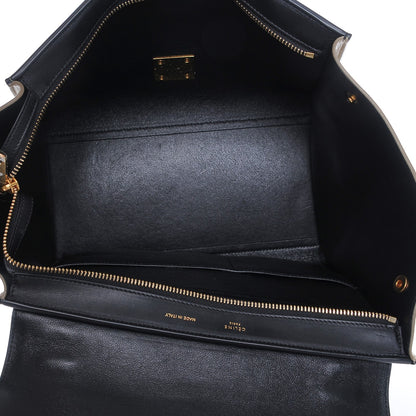 Celine Elephant Calfskin Small Tri-Color Trapeze 4 of 7