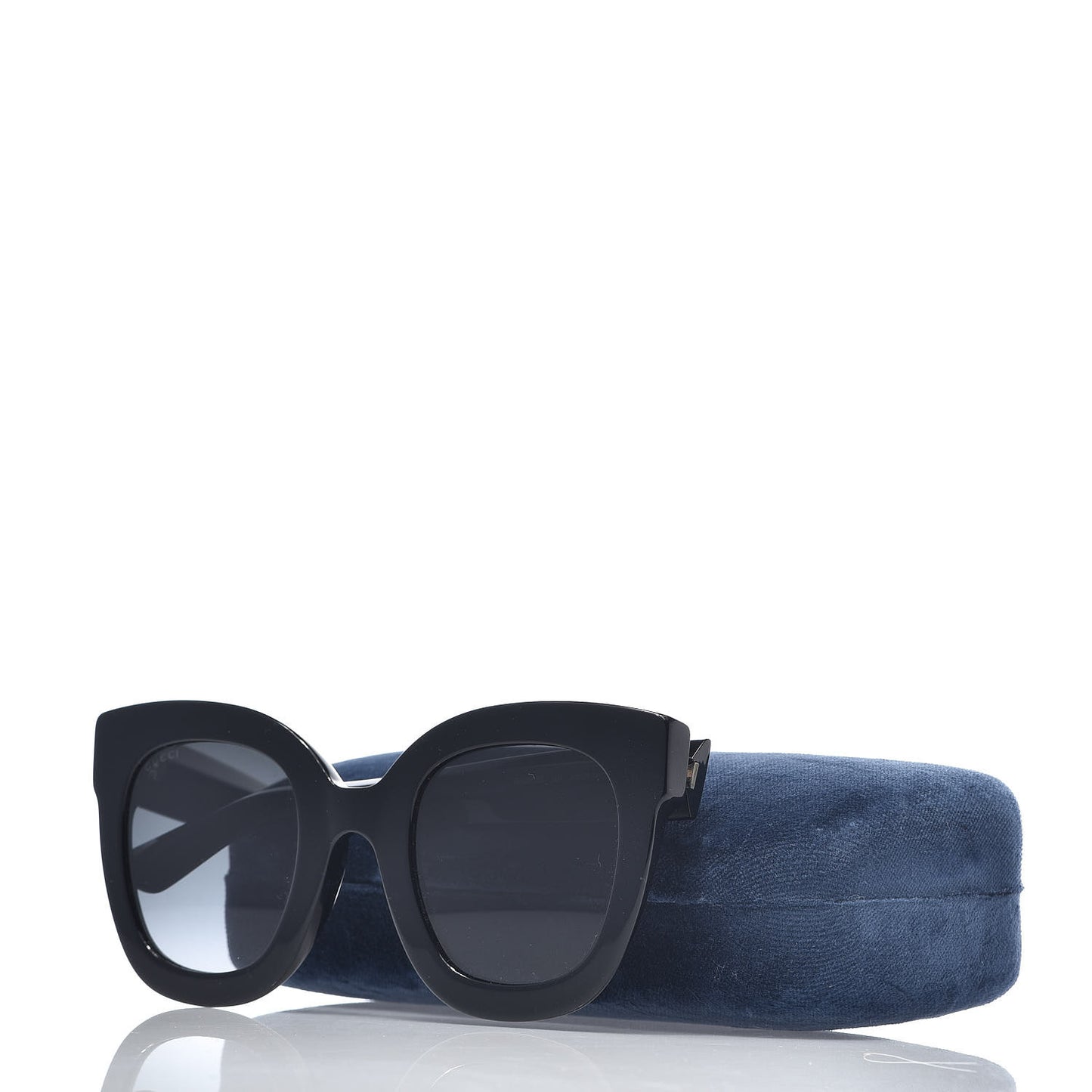 Round Frame Star Sunglasses GG0208S Black