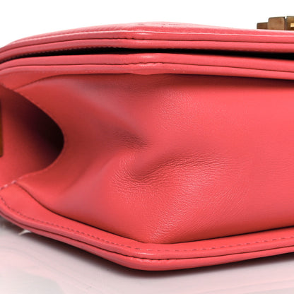 Chanel Calfskin Quilted Small Boy Flap Dark Pink 8 of 12