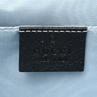 Gucci Grained Calfskin Bee Star Small Padlock Shoulder Bag Black 6 of 9
