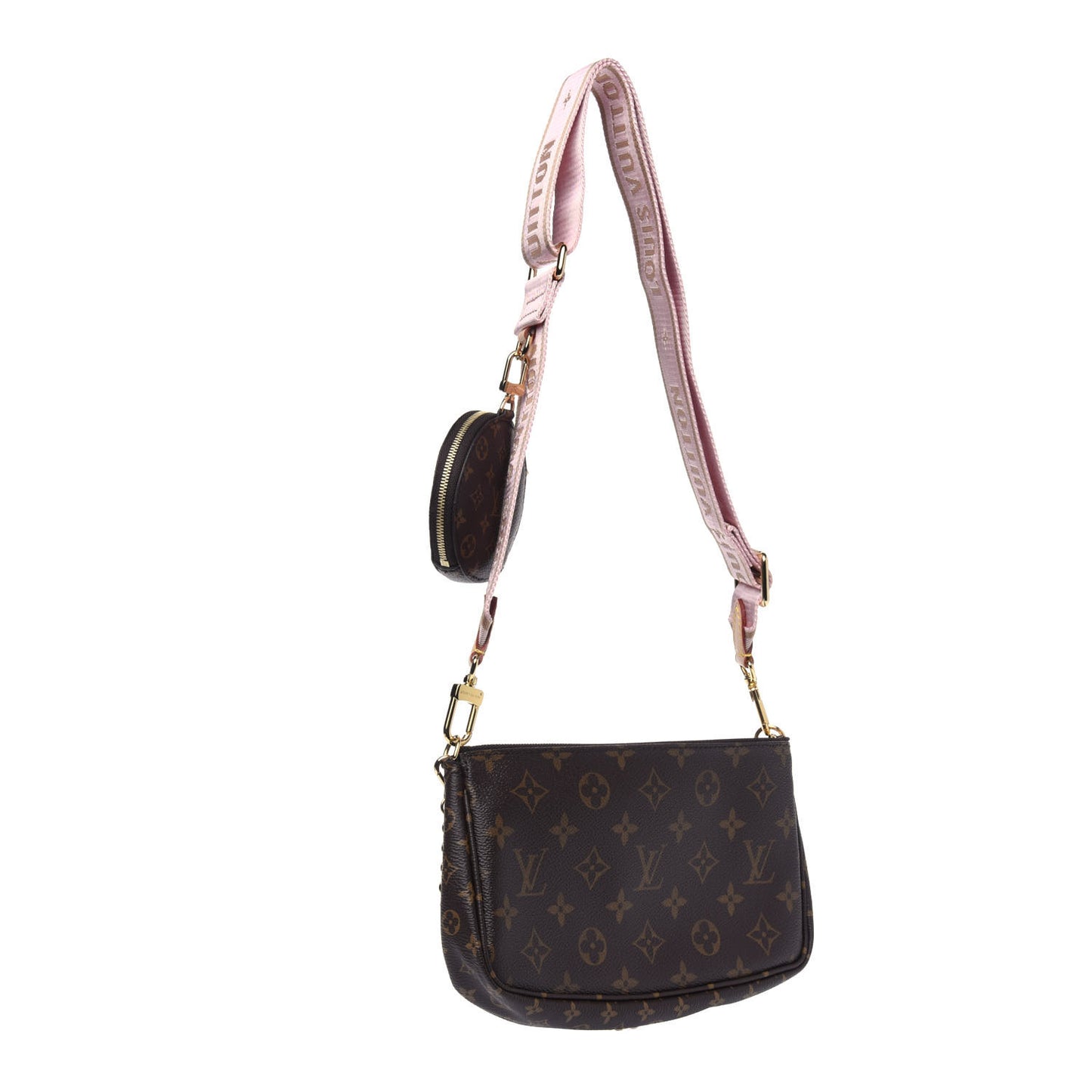 Monogram Multi Pochette Accessories Rose Clair
