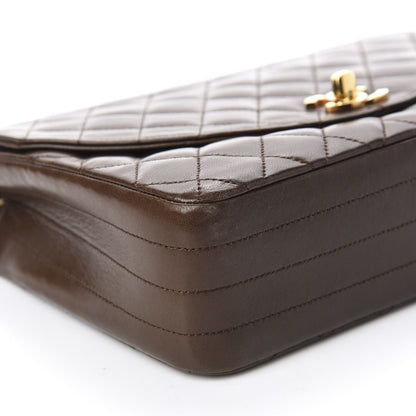 Chanel Lambskin Quilted Small Single Flap Brown 6 of 11