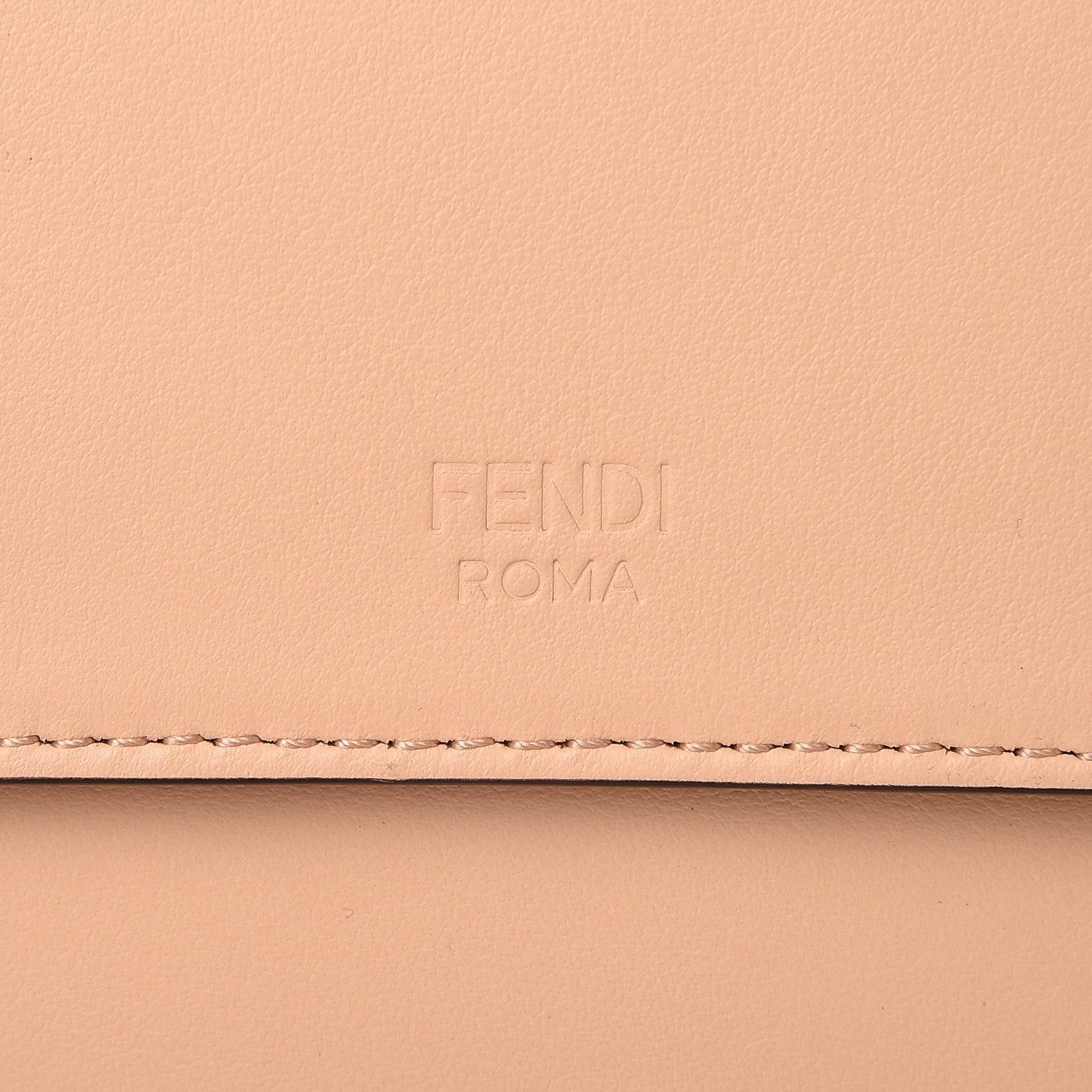 Fendi Vitello Century Velvet F is Fendi FF Kan I Shoulder Bag Tobacco Rosa Plaster 10 of 11